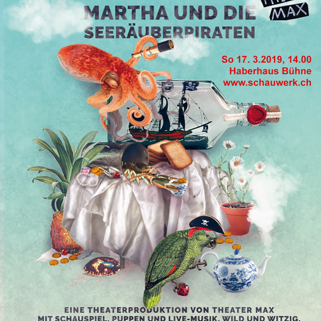 Martha und die Seeräuberpiraten  - Schauspiel, Puppen und Live-Musik | Ab 5 Jahren