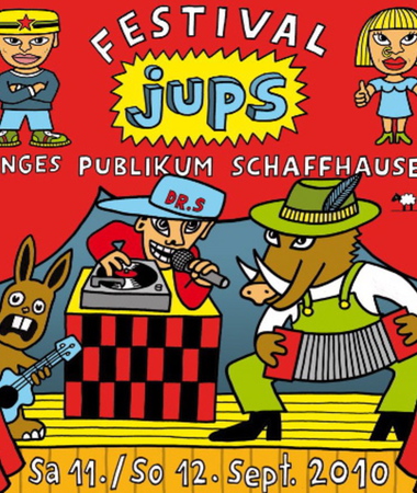 Festival jups - Junges Publikum Schaffhausen - Veranstaltungen und Workshops verschiedener Kunstsparten