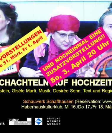 Marti/Wettstein/Senn (Musik): Zwei Schachteln auf Hochzeitsreise - von Walter Millns